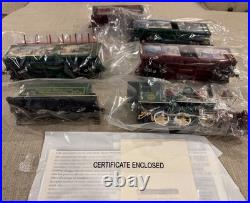 Thomas Kinkade Christmas Express Rare Full SteamPassenger & Freight Set With Track
