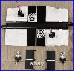 Thomas Kinkade Christmas Express Rare Full SteamPassenger & Freight Set With Track