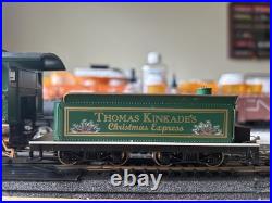Thomas Kinkade Christmas Express Train Set 9 Pc Hawthorne Village Bachmann COAs