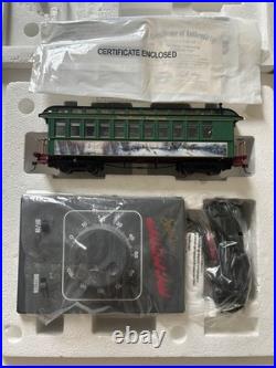 Thomas Kinkade Christmas Express Train Set 9 Pc Hawthorne Village Bachmann COAs