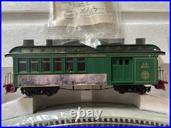 Thomas Kinkade Christmas Express Train Set 9 Pc Hawthorne Village Bachmann COAs
