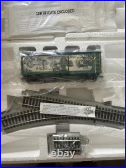 Thomas Kinkade Christmas Express Train Set 9 Pc Hawthorne Village Bachmann COAs