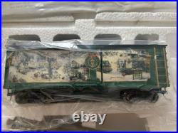 Thomas Kinkade Christmas Express Train Set 9 Pc Hawthorne Village Bachmann COAs