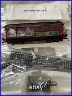 Thomas Kinkade Christmas Express Train Set 9 Pc Hawthorne Village Bachmann COAs