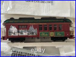 Thomas Kinkade Christmas Express Train Set 9 Pc Hawthorne Village Bachmann COAs