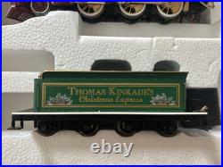 Thomas Kinkade Christmas Express Train Set 9 Pc Hawthorne Village Bachmann COAs