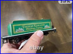 Thomas Kinkade Christmas Express Train Set with Certificates of Authenticity