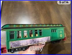 Thomas Kinkade Christmas Express Train Set with Certificates of Authenticity