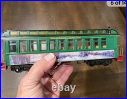 Thomas Kinkade Christmas Express Train Set with Certificates of Authenticity
