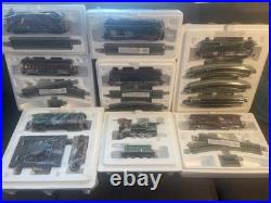 Thomas Kinkade Hawthorne Village Christmas Express Train Set 8 Boxes Bachman NIB