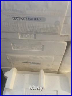 Thomas Kinkade Hawthorne Village Christmas Express Train Set 8 Boxes Bachman NIB