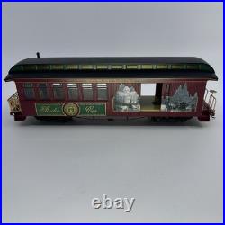 Thomas Kinkade Hawthorne Village Christmas Express Train Set Red 8 Pcs