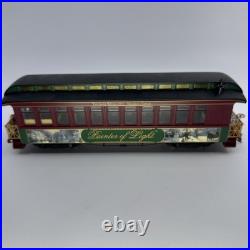 Thomas Kinkade Hawthorne Village Christmas Express Train Set Red 8 Pcs