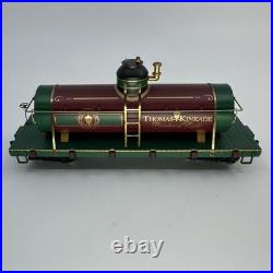 Thomas Kinkade Hawthorne Village Christmas Express Train Set Red 8 Pcs