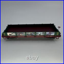 Thomas Kinkade Hawthorne Village Christmas Express Train Set Red 8 Pcs