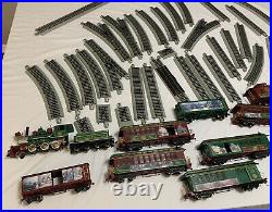 Thomas Kinkade Train Set Hawthorne Village Christmas Express Model Huge Lot
