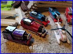 Thomas The Train Trackmaster Lot Cranky Crane Mine Christmas Snow Harold 7 Sets