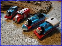 Thomas The Train Trackmaster Lot Cranky Crane Mine Christmas Snow Harold 7 Sets