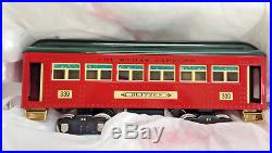 Tinplate Traditions By MTH Electric Trains 10-1190-1 Christmas Passenger Set