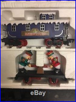ToystateHoliday Nutcracker Express Christmas Train Set with 5 Cars Plus Track