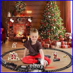 Train Christmas Set Express Toy Tree Electric Holiday Kids Sound Tracks Lights