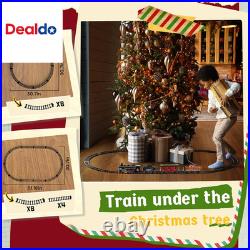 Train Set Alloy Train Toys for Boys WithGlowing Carriage, Toy Train WithSmokes, Lig