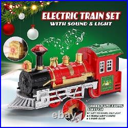 Train Set Christmas Train Set Around & Under The Tree, Electric Train Set w