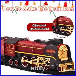 Train Set, Christmas Train Sets for around the Tree Electric Train Set with Stea Train Set, Christmas Train Sets for around the Tree Electric Train Set with Stea