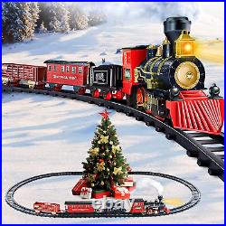 Train Set, Electric Train Toy for Boys & Girls, Model Christmas Train Set for un
