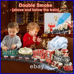 Train Set, Extra Large Christmas Train Set with Remote Control, Luxury Toy Train