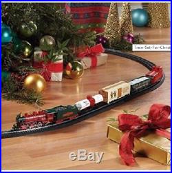 Train Set For Christmas Adult Children Electric Toy Oval Track Ready to Run NEW