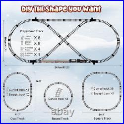 Train Set Metal Train Toys with Luxury Tracks and Glowing Passenger, Christmas Train Set Metal Train Toys with Luxury Tracks and Glowing Passenger, Christmas