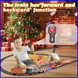 Train Set, Remote Control Train Toys with Luxury Tracks, Christmas Train Sets fo