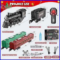 Train Set, Remote Control Train for Christmas Tree Metal Train Toys WithLuxury Tra
