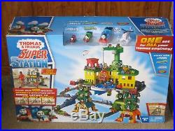 Train Set Thomas & Friends Super Station Railway Playset Holds Over 100 Engines