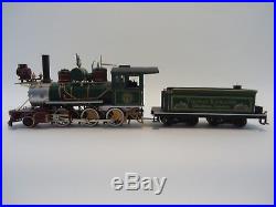 Train Set Thomas Kinkade Christmas Locomotive Tender Mail Passenger Car Track
