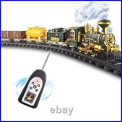 Train Set for Christmas Tree, Updated Large Remote Control Electric Train Toy