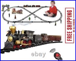 Train Set for Kids Electric Remote Control Train Track Around Christmas Tree