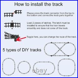 Train Set for Kids Electric Remote Control Train Track Around Christmas Tree
