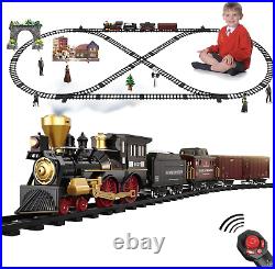 Train Set for Kids Electric Remote Control Train Track around Christmas Tree Train Set for Kids Electric Remote Control Train Track around Christmas Tree