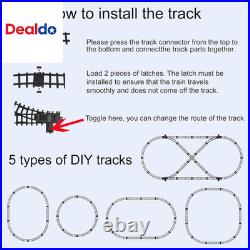 Train Set for Kids Electric Remote Control Train Track around Christmas Tree