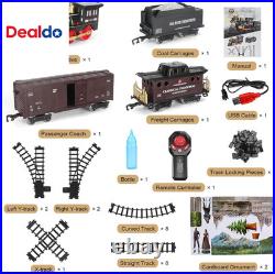 Train Set for Kids Electric Remote Control Train Track around Christmas Tree