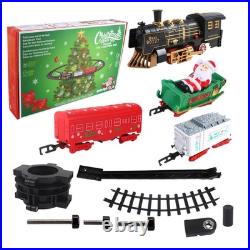 Train Set for Under Christmas Tree, Electric Toy Train with Lights & Music