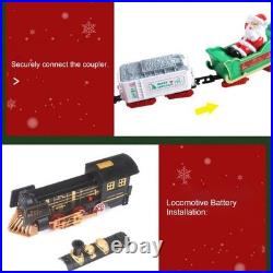 Train Set for Under Christmas Tree, Electric Toy Train with Lights & Music Train Set for Under Christmas Tree, Electric Toy Train with Lights & Music