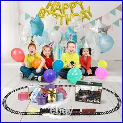 Train Set with Remote Control, Electric Train Track around Christmas Tree WithCargo