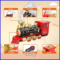 Train Set with Remote Control, Luxury Tracks, Smoke, Lights & Sound Christmas