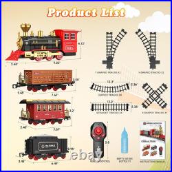 Train Set with Remote Control, Luxury Tracks, Smoke, Lights & Sound Christmas