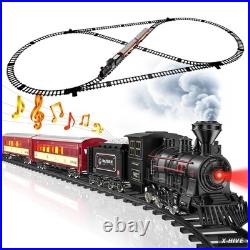 Train Sets Giant Hot Bee Set Metal Toys Luxury Tracks Glowing Passenger Around 3