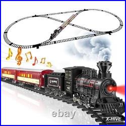 Train Sets Giant Hot Bee Set Metal Toys Luxury Tracks Glowing Passenger Around 3