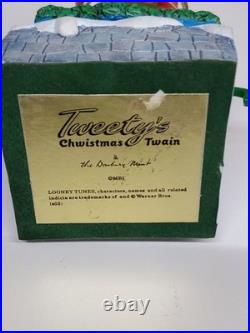 Tweety Bird Christmas Train Set By Danbury Mint/Looney Tunes/6 Pieces/Warner Bro